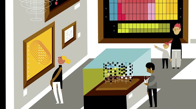 **EMBARGO: No electronic distribution, Web posting or street sales before Tuesday at 5:01 a.m. ET Aug. 27, 2019. No exceptions for any reasons. EMBARGO set by source.** The iconic chart of elements has served chemistry well for 150 years. But itÕs not the only option out there, and scientists are pushing its limits. (Alex Eben Meyer/The New York Times) -- NO SALES; FOR EDITORIAL USE ONLY WITH NYT STORY SCI PERIODIC TABLE BY SIOBHAN ROBERTS FOR AUG. 27, 2019. ALL OTHER USE PROHIBITED. --