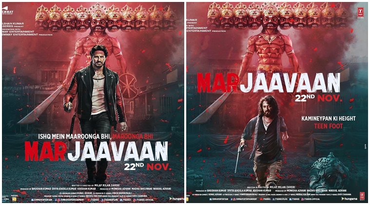 Marjaavaan posters: Sidharth Malhotra and Riteish Deshmukh face off