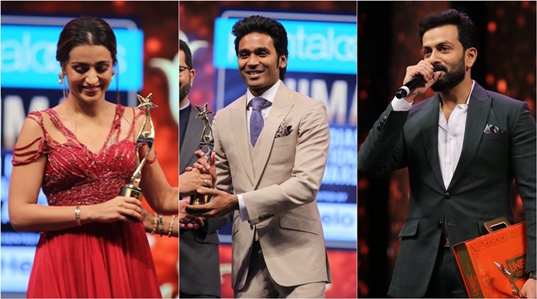 SIIMA 2019 winners full list: Dhanush, Trisha, Prithviraj 