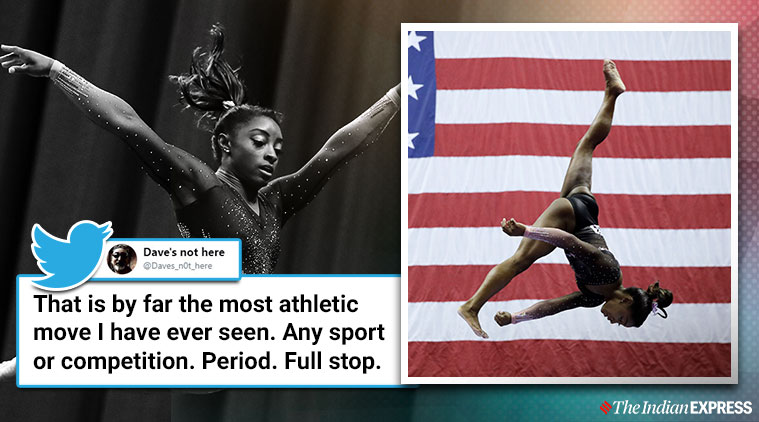 â€˜How is this even humanly possible?â€™: Simone Bilesâ€™ stunning â€˜triple