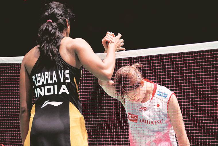PV Sindhu, PV Sindhu vs Nozomi Okuhara, sindhu vs okuhara, sindhu bwf world championships, sindhu wins bwf world championships, sindhu gold medal, badminton news