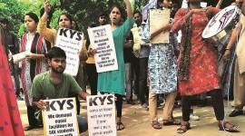 DU, Delhi University, School of Open Learning, School of Open Learning protest, delhi city news, education news
