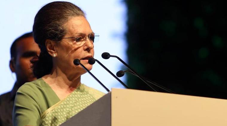 sonia gandhi congress president, rajiv gandhi birth anniversary congress, congress bjp politics