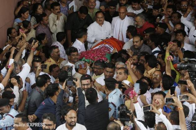 sushma swaraj, sushma swaraj last rites, sushma swaraj cremated, sushma swaraj death modi, pm modi on sushma swaraj, sushma swaraj dead, latest news on sushma swaraj, sushma swaraj age, sushma swaraj passes away, sushma swaraj news, sushma swaraj news today, sushma swaraj health news, sushma swaraj latest news, foreign minister, foreign minister sushma swaraj, indian express news