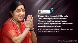sushma swaraj, sushma swaraj dead, sushma swaraj passes away, rip sushma swaraj, indian express, india news,