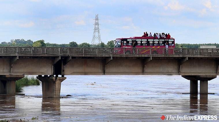 Ludhiana city news, flood alert in Ludhiana, punjab weather news, river sutlej overflow
