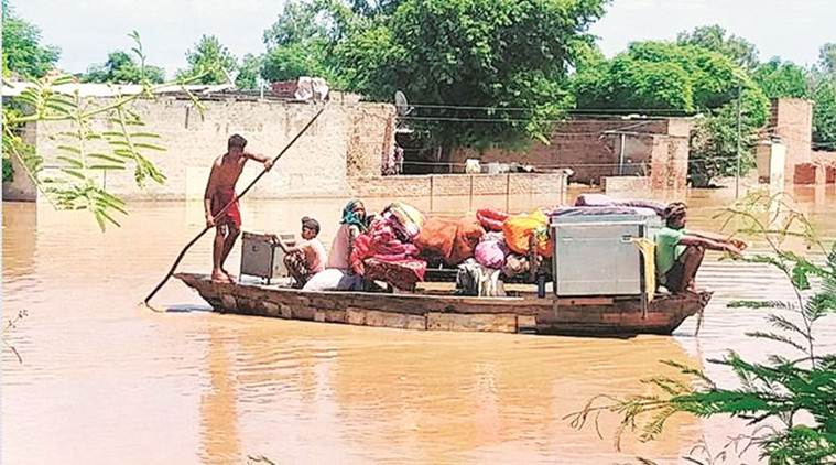 punjab news, punjab floods, punjab sutlej floods, floods in punjab, sutlej floods