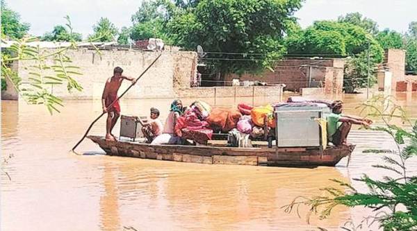 Punjab floods, Sutlej flooded