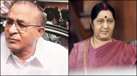 swaraj Jaipal and Sushma, my comrades