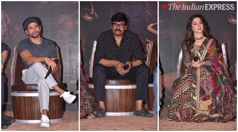 Sye Raa Narasimha Reddy, Sye Raa Narasimha Reddy teaser, Sye Raa Narasimha Reddy teaser launch, Sye Raa, Sye Raa teaser, Chiranjeevi, amitabh bachchan, Tamannaah Bhatia, Sudeep, Vijay Sethupathi, Jagapathi Babu, Nayanthara, Tamannaah Bhatia