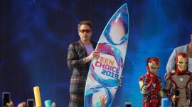 Robert Downey Jr. accepts the choice action movie actor award for "Avengers: Endgame" at the Teen Choice Awards on Sunday, Aug. 11, 2019, in Hermosa Beach, Calif. (Photo by Danny Moloshok/Invision/AP)
