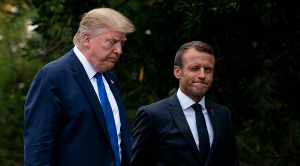 'Very, very nasty': Trump clashes with Macron before NATO summit