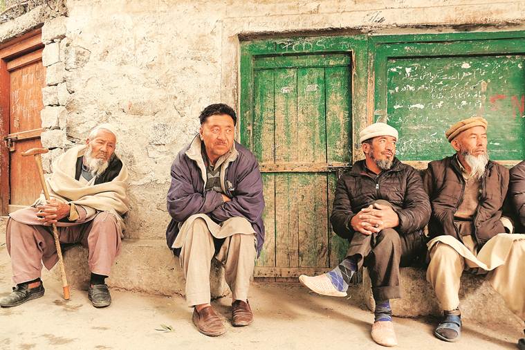 leh, india, pakistan, india pakistan border, turtuk village, debashish borah, photographer debashish borah, photos, the land with pakistani trees, photo exhibition pune, artists, indian express news