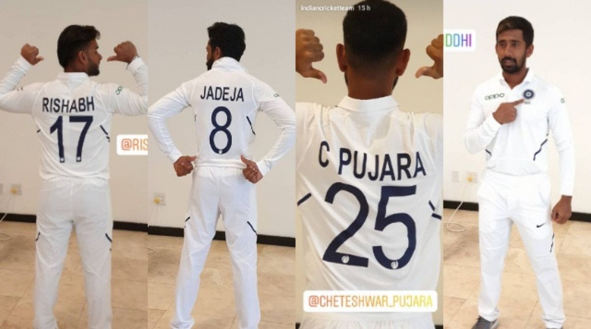 Team India unveils Test jerseys 