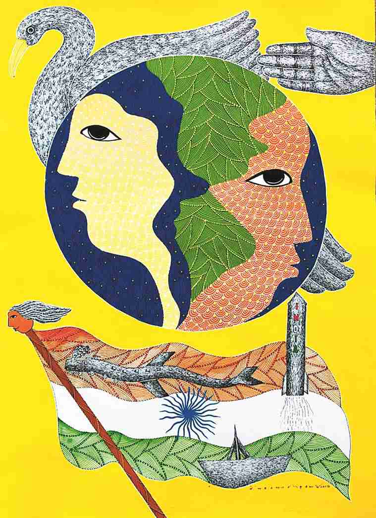VENKAT SHYAM, ARTIST VENKAT SHYAM, INDIAN express, indian express news