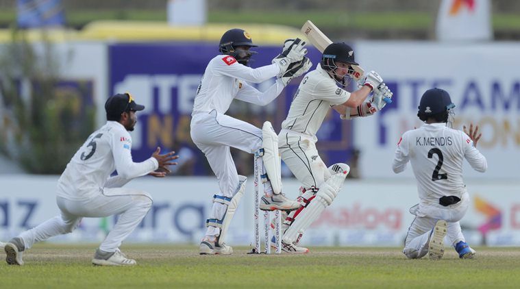 Sri Lanka vs New Zealand 2nd Test Day 1 Highlights: On rain-hit day Karunaratne stands tall | Sports News,The Indian Express