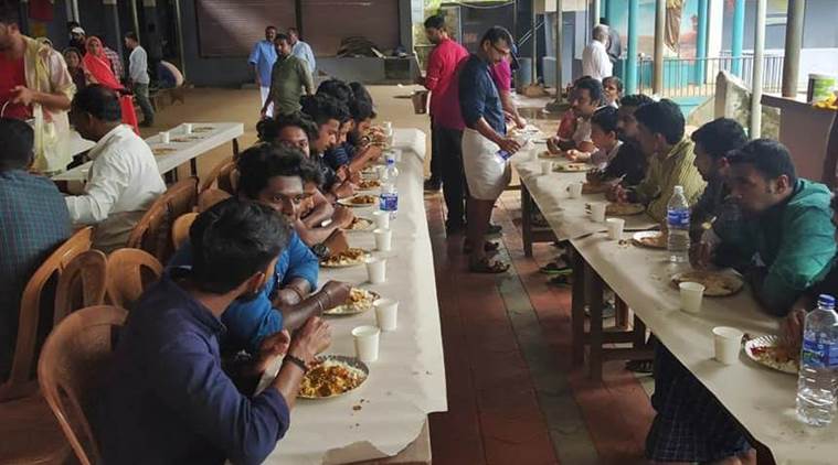 Kerala, floods, wedding, wedding reception, relief camp hosts wedding, Kerala floods, Kerala news, trending, Indian Express news