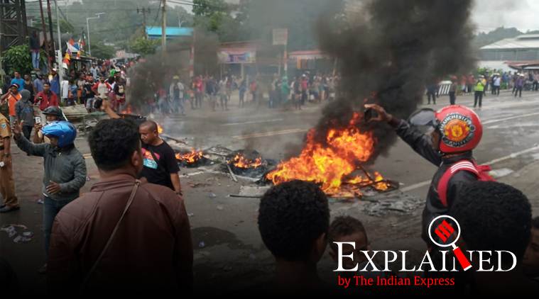 Explained: Why West Papuan students are holding violent protests against Indonesian govt
