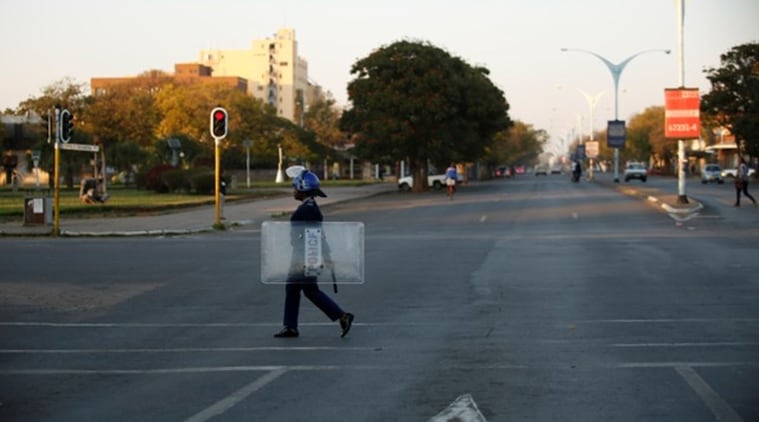 anti-government demonstrations are being banned in Zimbabwe