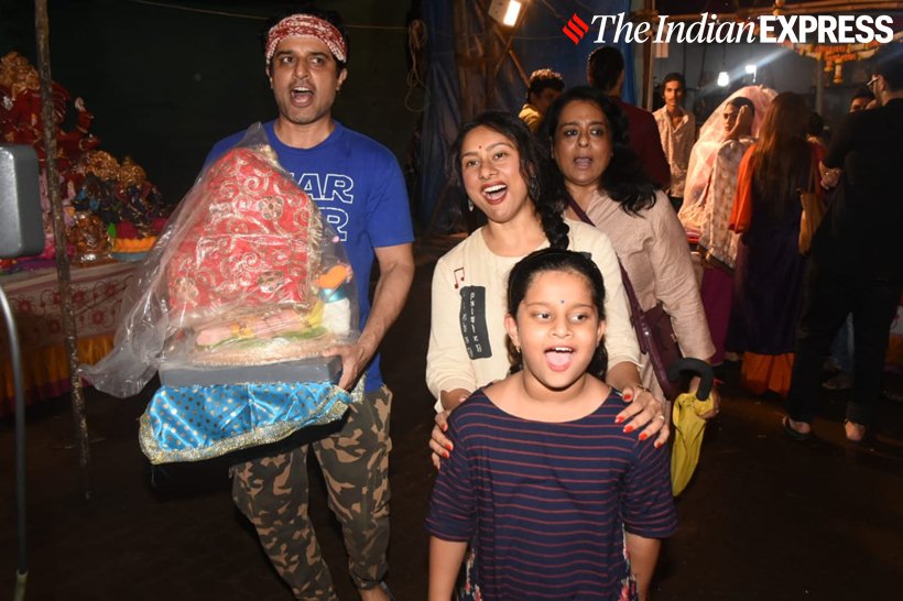 television actor sai deodhar Ganapati celebrations