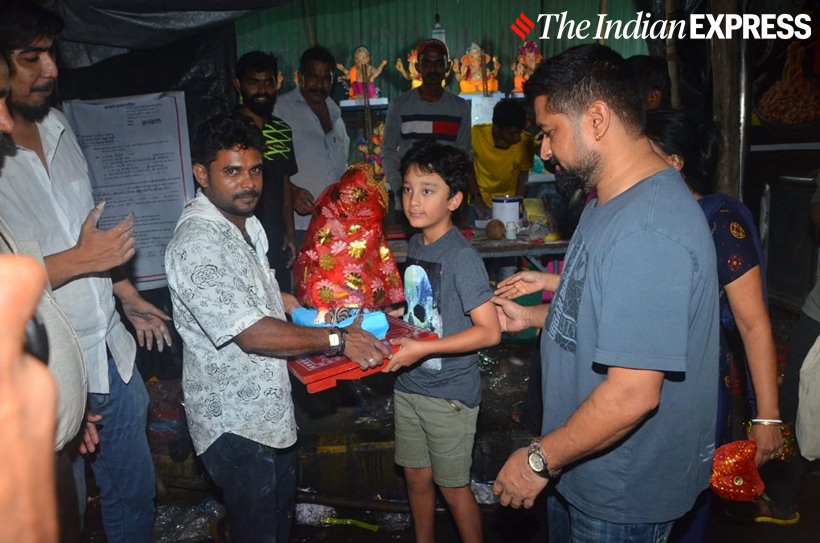 Sanjay Dutt son Ganapati celebrations