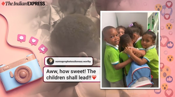 three year old boy welcomed with hugs by classmates after survivor hurricane Dorian in the Bahamas, Hurricane Dorian, Bahamas, Florida, Trending, Indian Express