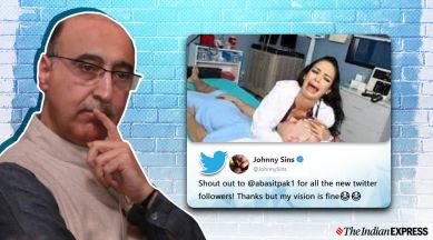 Johnny Sins School Sex Video - Adult film star thanks ex-Pak envoy Abdul Basit for new followers, leaves  netizens in splits | Trending News,The Indian Express