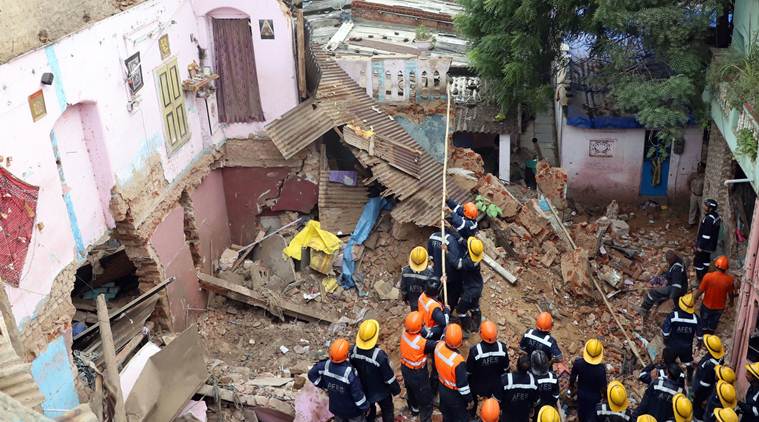 ahmedabad newss, ahmedabad city news, ahmedabad building collapse, Amraiwadi building collapse, Amraiwadi building collapse death toll,