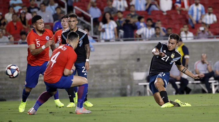 Without Lionel Messi, Argentina engage in goalless draw against Chile ...