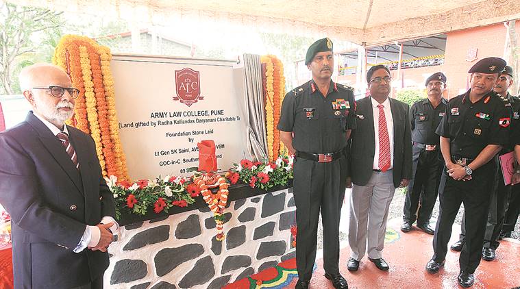 Southern Army Commander lays foundation stone of second phase of Army Law College
