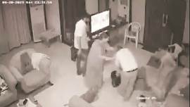 Caught on tape: retired HC judge assaulting daughter-in-law