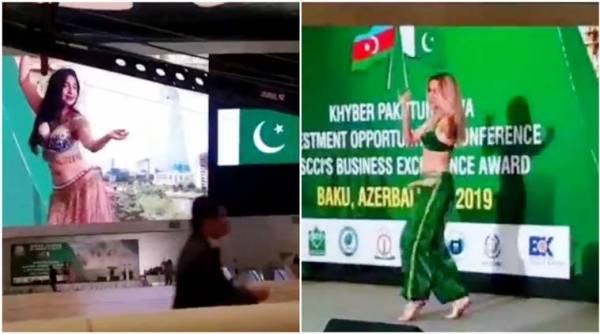 pakistan Belly dancers woo investors viral video, pakistan belly dancers viral video, belly dancers investment conference, trending, indian express, indian express news