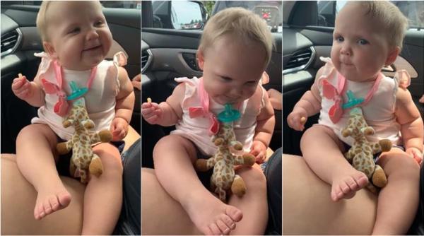 baby dancing to sucker, jonas brothers sucker baby dancing, baby with french fry dance sucker, cute baby videos, viral videos, indian express