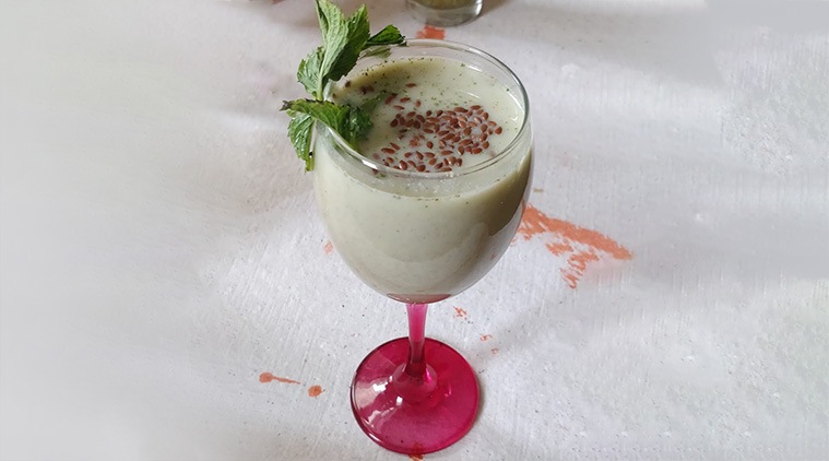 Barley Flaxmeal Buttermilk, indianexpress, indianexpress.com, flaxseeds, barley powder, jo sattu, glycemic index, blood pressure, diabetes, immunity drink, how to increase immunity, shalini rajani columns,