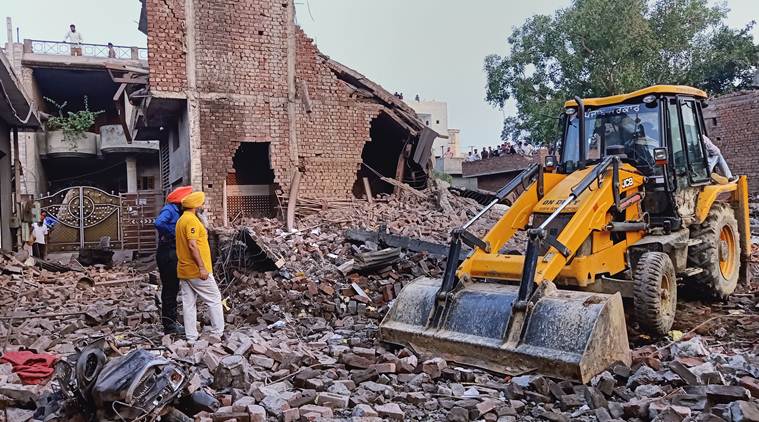 Punjab firecracker factory blast, Batala firecracker factory blast, Punjab factory blast, Batala factory blast, Punjab factory blast death toll, PM Modi on Punjab factory blast, India news, Indian Express