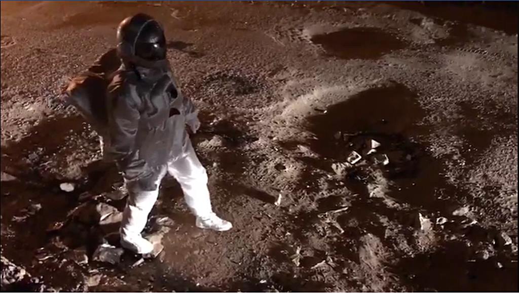 Saw This Astronaut On Bengaluru S Streets Here S Why An Artist Made The Video Trending News The Indian Express
