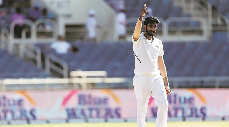 jaspreet Bumra, India vs West Indies, India wi test match, cricket, cricket news, sports news, indian express