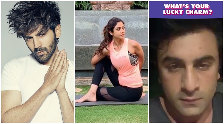 Celebrity social media videos, Kartik Aaryan, Shilpa Shetty, Ranbir Kapoor