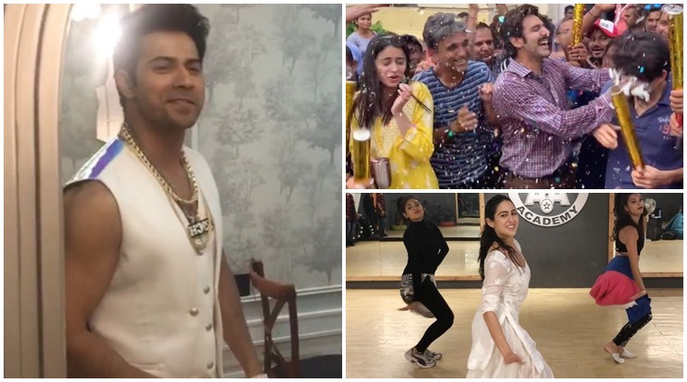 Celebrity social media videos Varun Dhawan, Kartik Aaryan, Sara Ali Khan