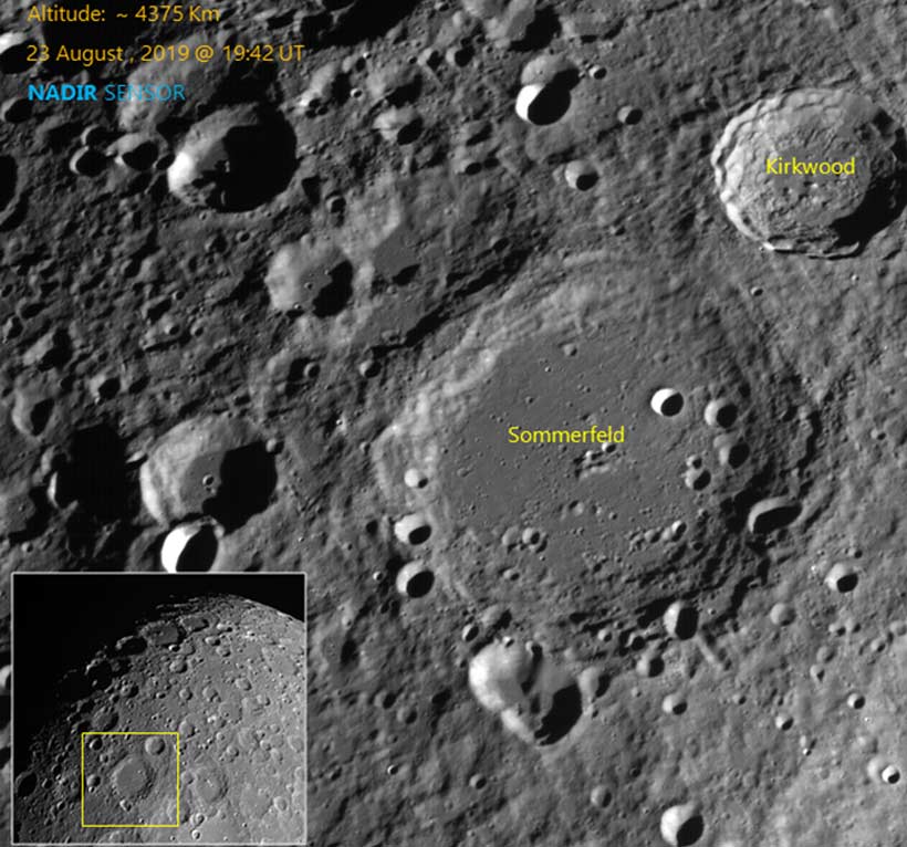 chandrayaan 2, photos taken by chandrayaan 2, chandrayaan 2 journey in photos, images clicked by chandrayaan 2, pictures taken by chandrayaan 2, chandrayaan 2 in space, chandrayaan 2 moon pictures, chandrayaan 2 lunar images
