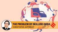indian employment crisis, pm modi employment, india unemployment, the problem of skilling India, india jobless people, indian express