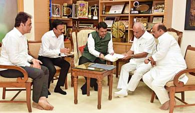 Devendra-Fadnavis-Yediyurappa-Ashwathnarayan-Basavaraj-Bommai