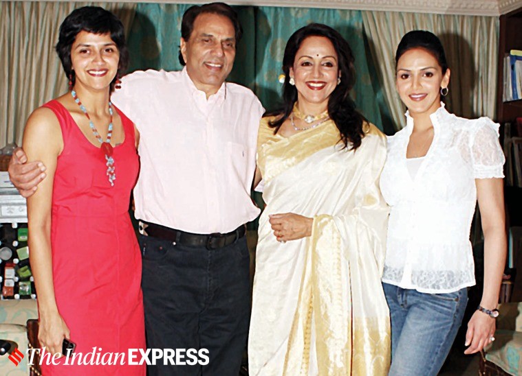 dharmendra hema malini esha ahana deol