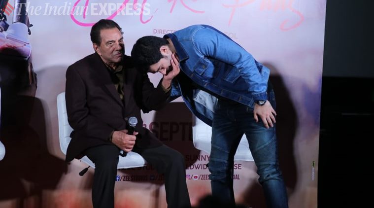 Dharmendra with grandson Karan Deol