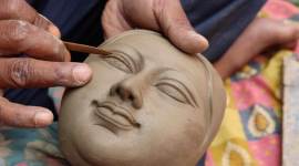 durga puja 2019, durga puja idol, durga puja idol makers, idol makers of CR Park, Indian Express, Indian Express news