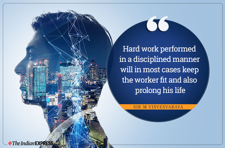 Sir M Visvesvaraya, Sir M Visvesvaraya birth anniversary, engineer's day India, engineer's day, who was Sir M Visvesvaraya, Sir MV, Visvesvaraya, civil engineering, civil engineer, lesser known facts about Sir M Visvesvaraya, Sir M Visvesvaraya quotes, inspiring life Sir M Visvesvaraya, indianexpress.com, indianexpress,