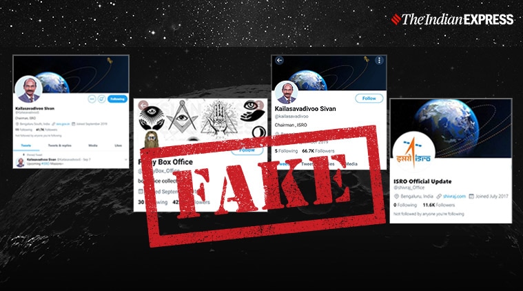 Fake K Sivan Twitter accounts garnered millions of followers