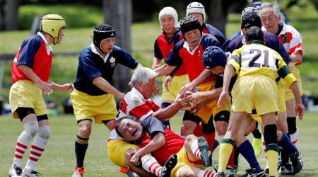 japanese rugby club photos, japan rugby club, fuwaku rugby club, world news, indian express