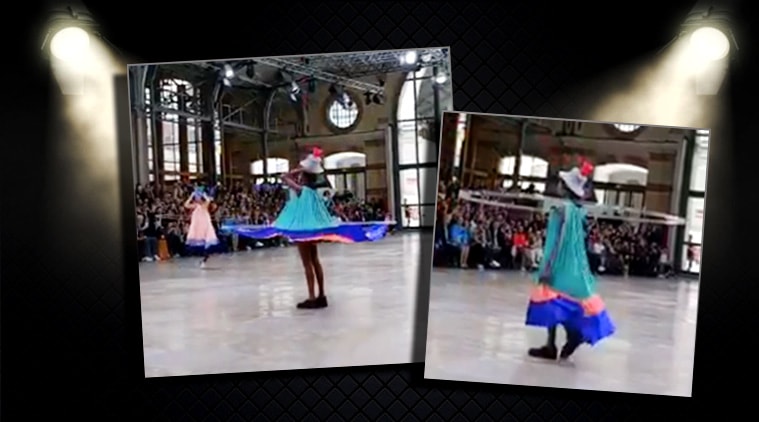 paris fashion week, models dress on runway, Issey Miyake, Issey Miyake models dress on ramp, paris fashion week, indian express, indian express news