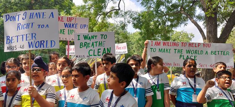 Global Climate Strike, Global Climate protest by greta thunberg, greta thunberg, climate protests in delhi, delhi climate protest, delhi news